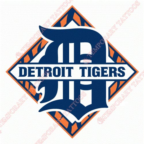 Detroit Tigers Customize Temporary Tattoos Stickers NO.1577